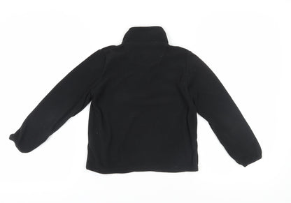 Peter Storm Boys Black Fleece Pullover Sweatshirt 7-8 Years