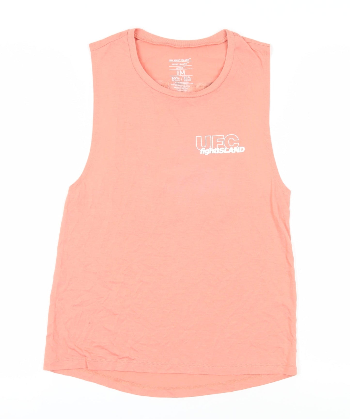 Womens UK Size M UFC Pink Basic Tank