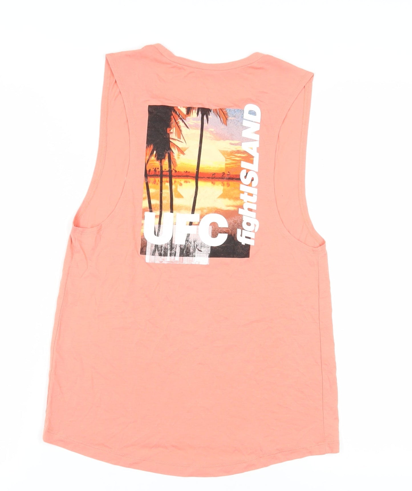 Womens UK Size M UFC Pink Basic Tank