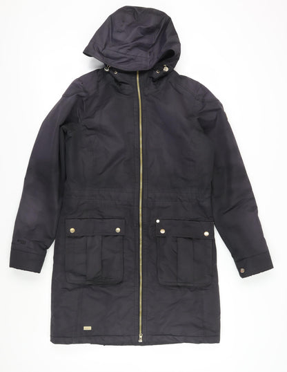 Womens UK Size 10 Regatta Black Parka Coat