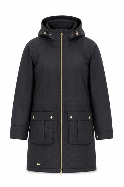 Womens UK Size 10 Regatta Black Parka Coat