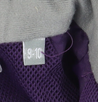 Peter Storm Girls Purple Hooded Jacket 9-10 Years Weatherproof