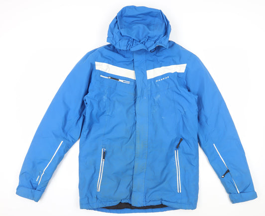 Mens UK Size S Dare 2B Blue Rain Coat