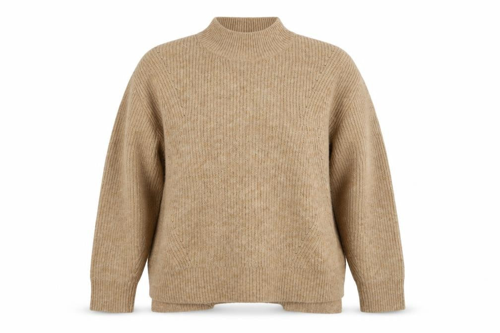 Womens UK Size L Oasis Beige Pullover Jumper