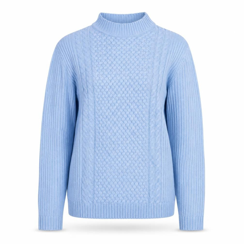 Womens UK Size L Isle Essentials Blue Jumper Jumper