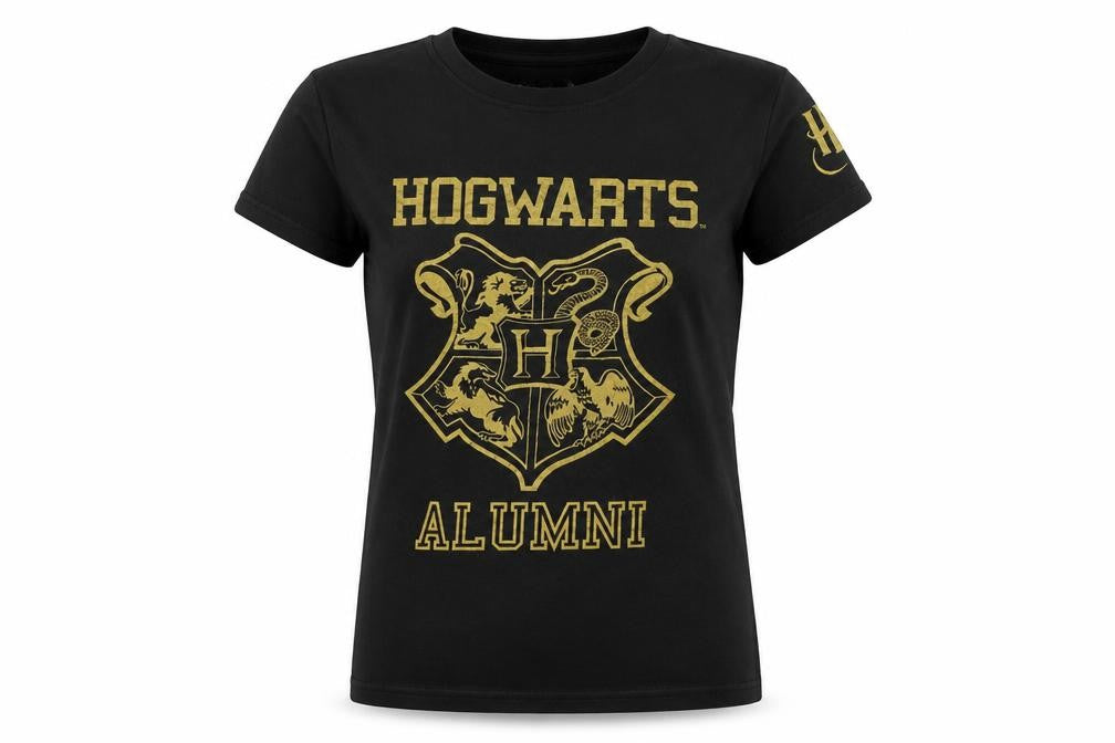 Unisex Adults UK Size M Harry Potter Black Basic T-Shirt