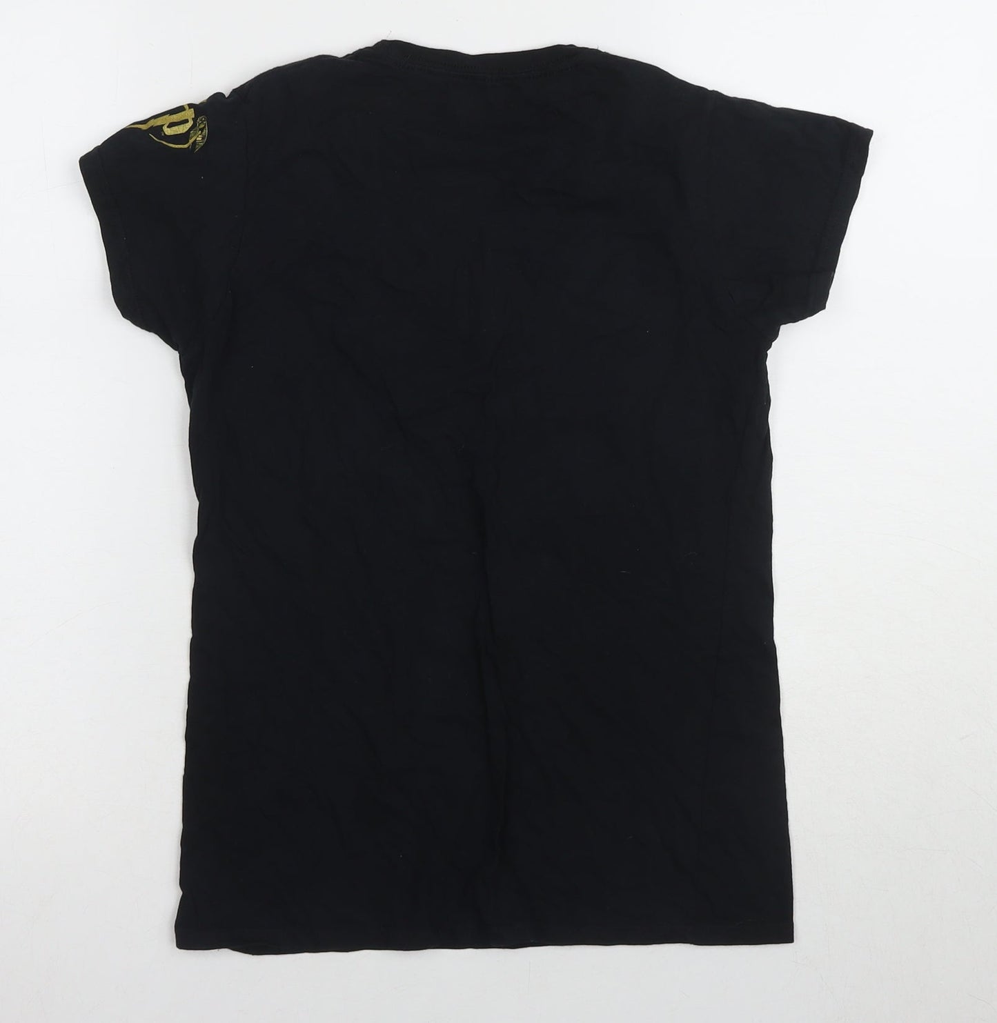 Unisex Adults UK Size M Harry Potter Black Basic T-Shirt
