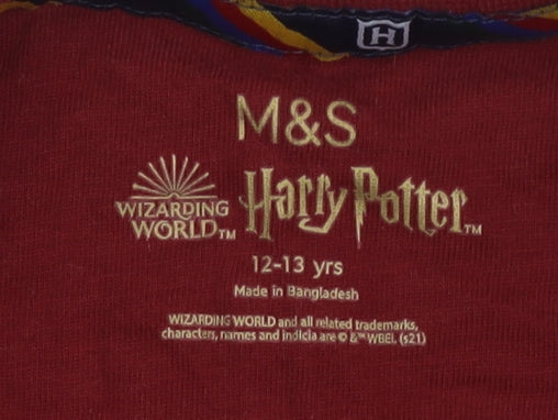 Marks and Spencer Boys Red Harry Potter Pyjama Top 12-13 Years
