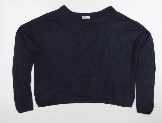 Womens UK Size S Jacqueline de Yong Navy Pullover Jumper