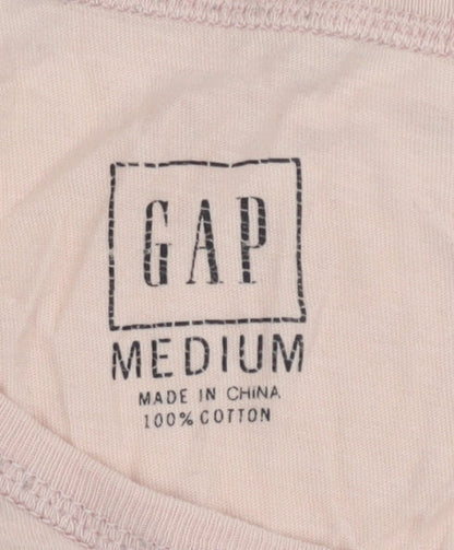 Womens UK Size M Gap Pink Basic T-Shirt