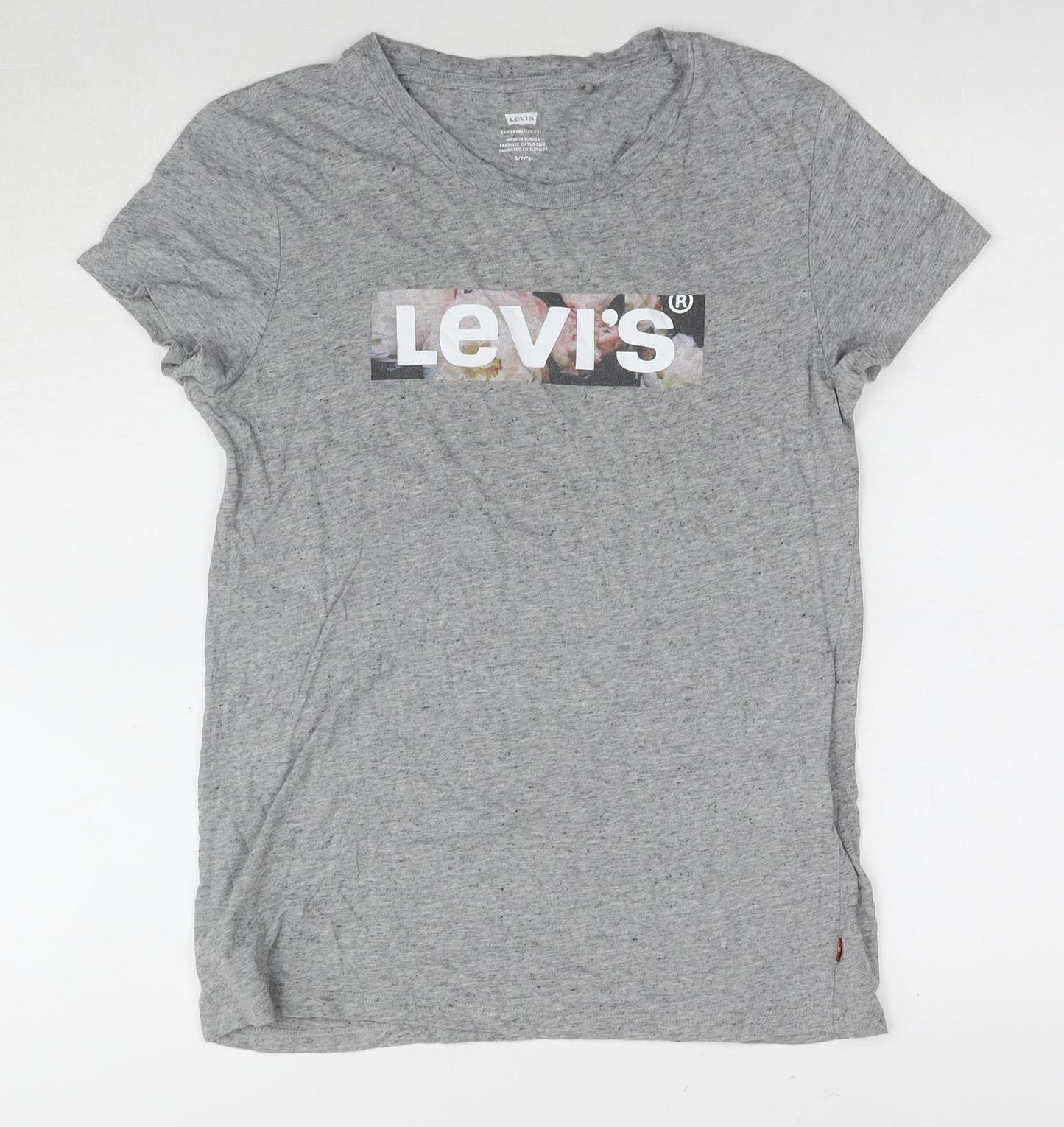 Unisex Adults UK Size S Levi's Grey Basic T-Shirt