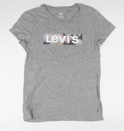 Unisex Adults UK Size S Levi's Grey Basic T-Shirt