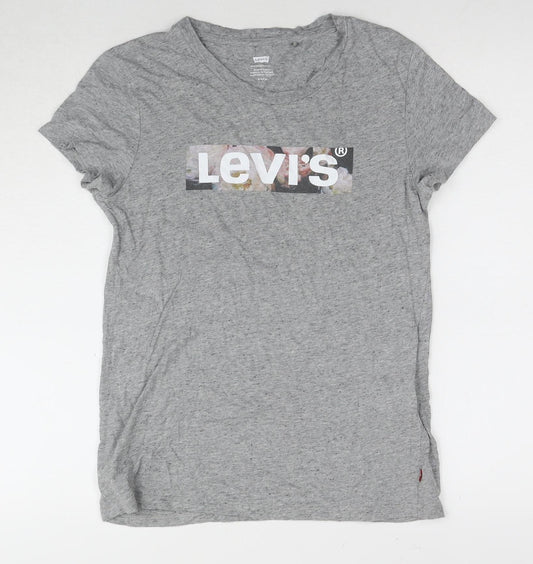 Unisex Adults UK Size S Levi's Grey Basic T-Shirt