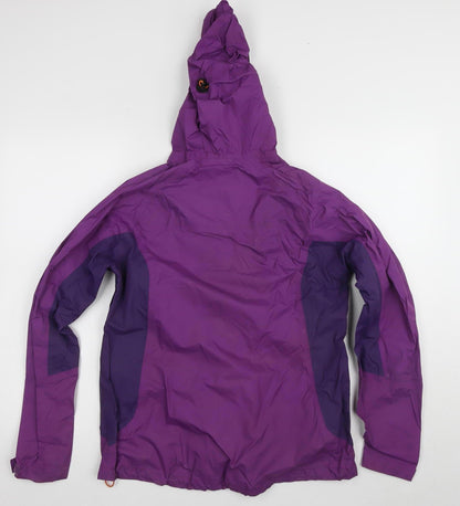 Womens UK Size S Trespass Purple Parka Coat