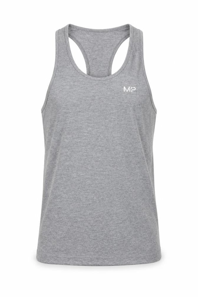 Mens UK Size XS MP Grey Gym & Training Tank