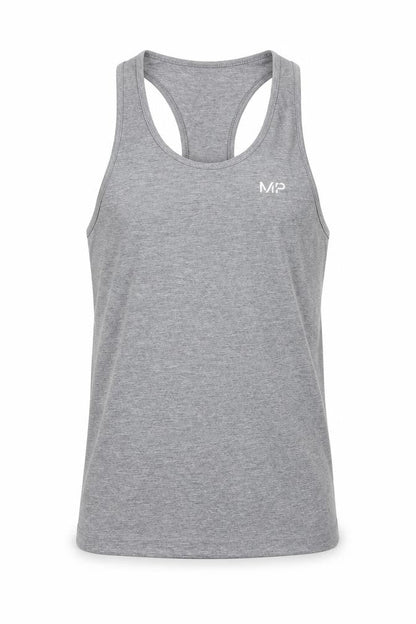 Mens UK Size XS MP Grey Gym & Training Tank