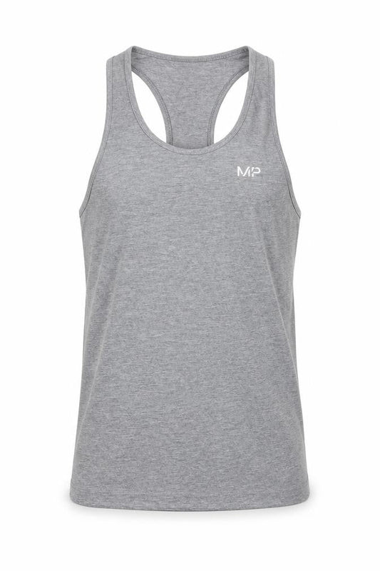 Mens UK Size XS MP Grey Gym & Training Tank