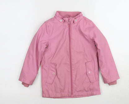 Lilly & Dan Girls Pink Basic Jacket 3-4 Years