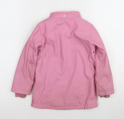 Lilly & Dan Girls Pink Basic Jacket 3-4 Years