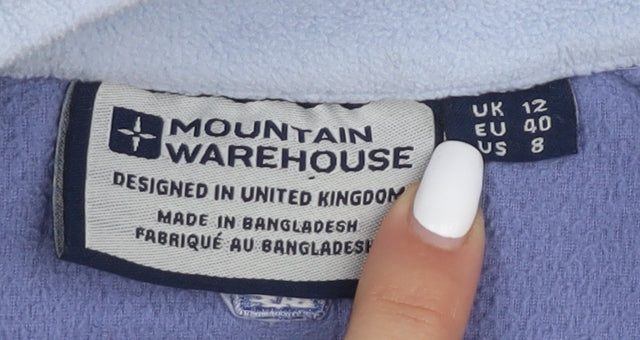 Womens UK Size 12 Mountain Warehouse Blue Pullover Sweatshirt