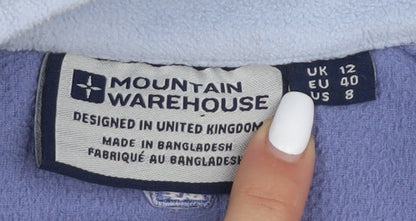 Womens UK Size 12 Mountain Warehouse Blue Pullover Sweatshirt