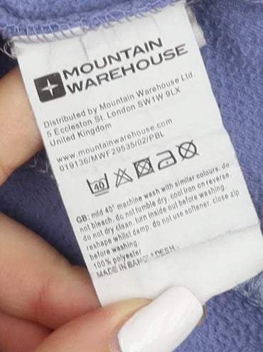Womens UK Size 12 Mountain Warehouse Blue Pullover Sweatshirt
