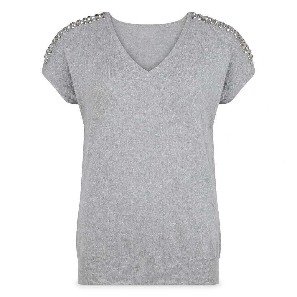 Womens UK Size S Wallis Grey Pullover Jumper