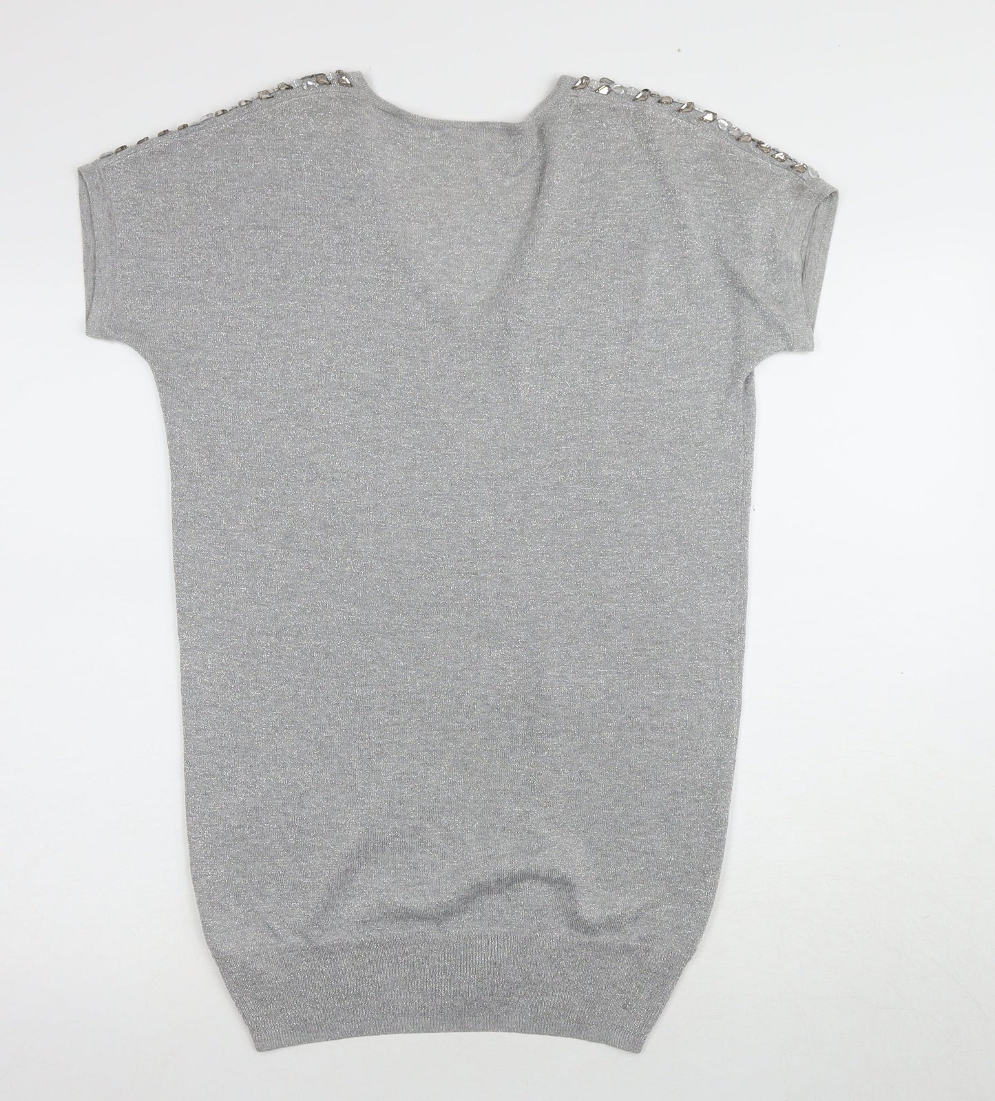 Womens UK Size S Wallis Grey Pullover Jumper