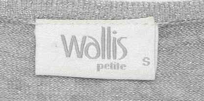 Womens UK Size S Wallis Grey Pullover Jumper