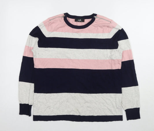 Womens UK Size 16 Wallis Multicoloured Pullover Jumper