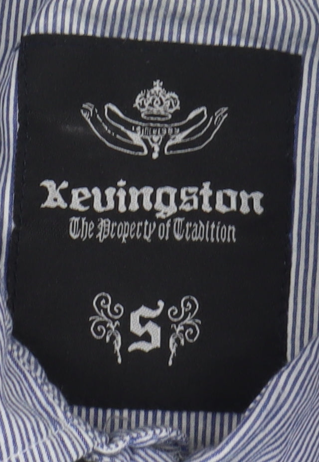 Kevingston Men's Black Long Sleeve Cotton Shirt