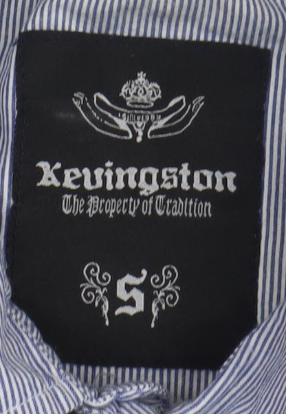 Kevingston Men's Black Long Sleeve Cotton Shirt