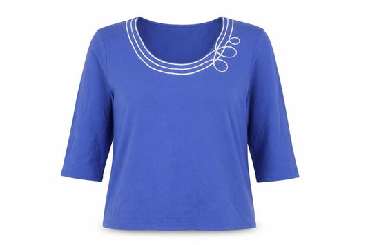 Womens UK Size 14 Alex & Co. Blue  Blouse