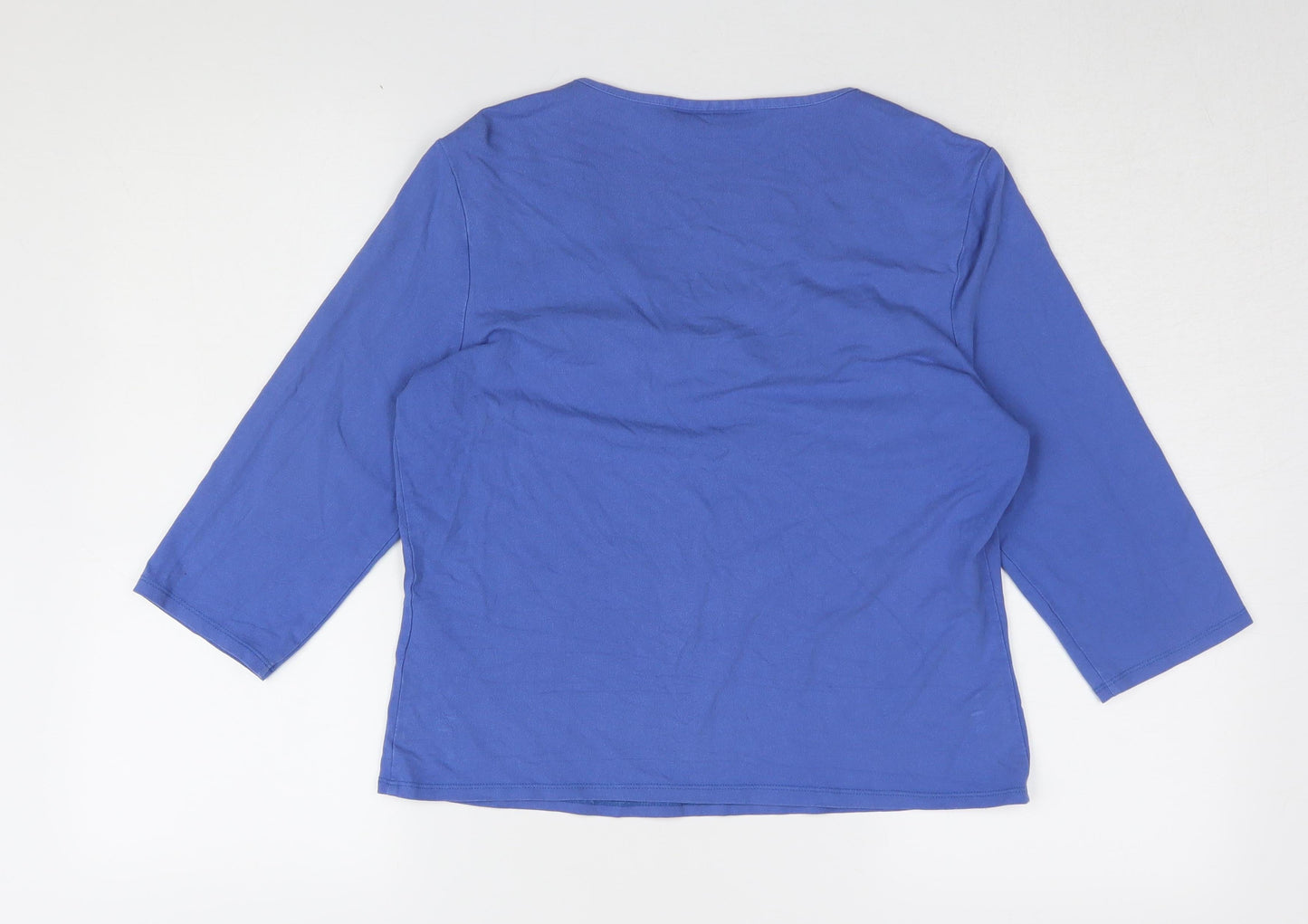 Womens UK Size 14 Alex & Co. Blue  Blouse