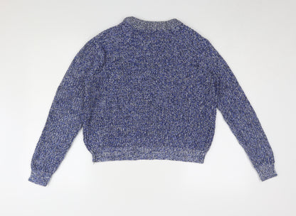 Womens UK Size 12 H&M Blue Pullover Jumper