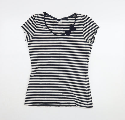 Womens UK Size 12 NEXT Black Basic T-Shirt