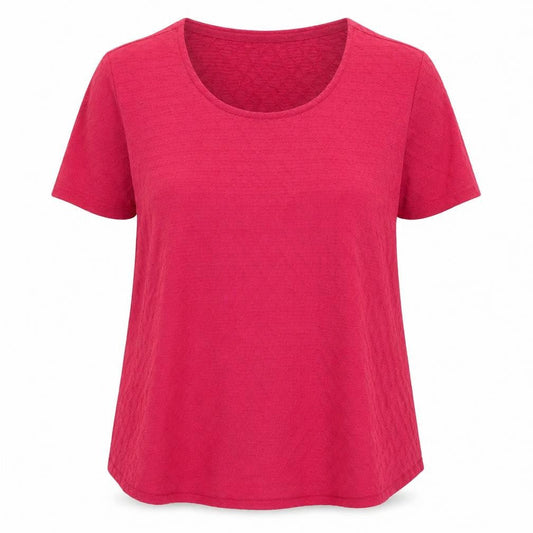 Womens UK Size UK 20 Marks and Spencer Red Basic T-Shirt