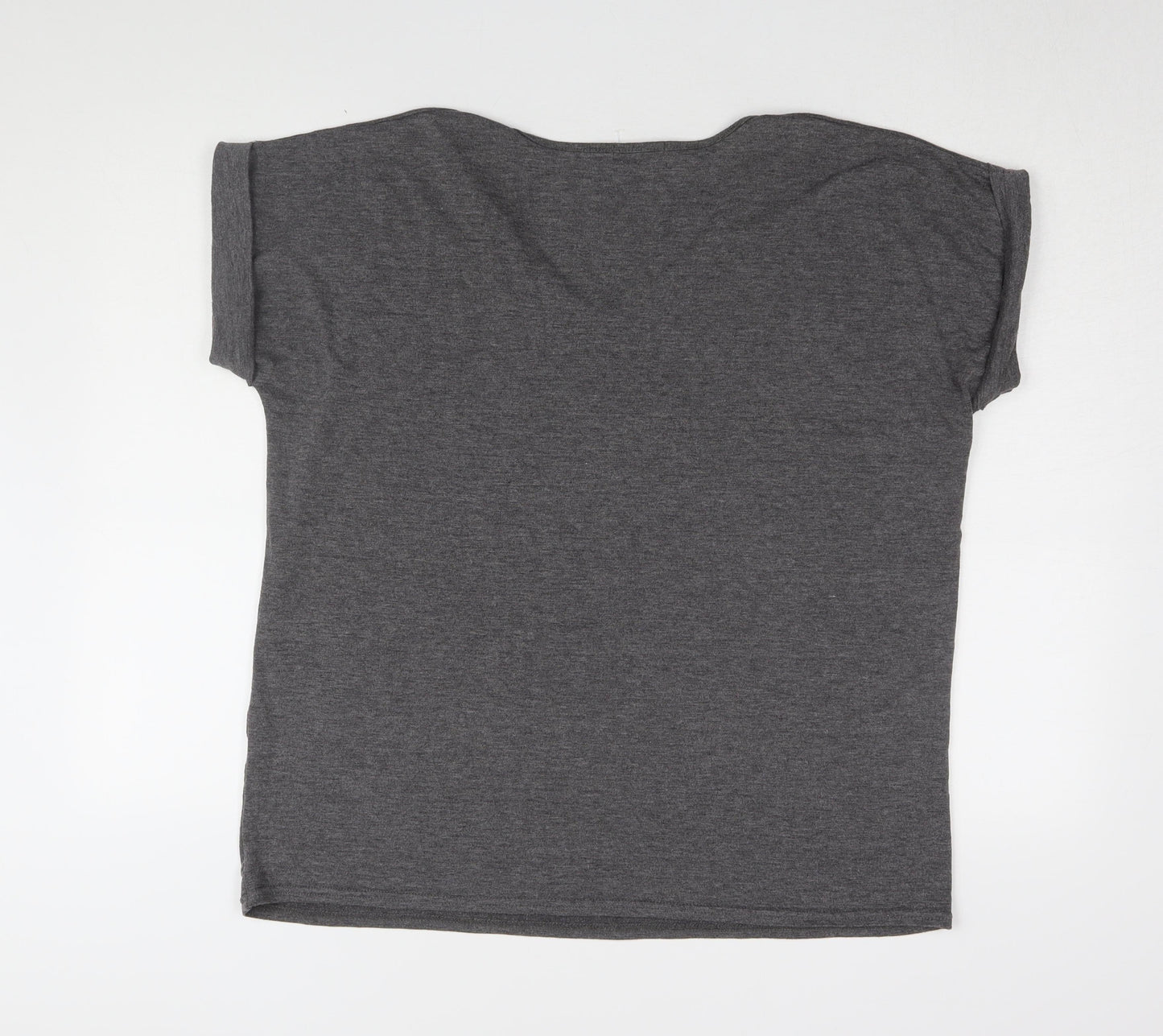 I Saw It First Grey V-Neck Women's T-Shirt Size 10