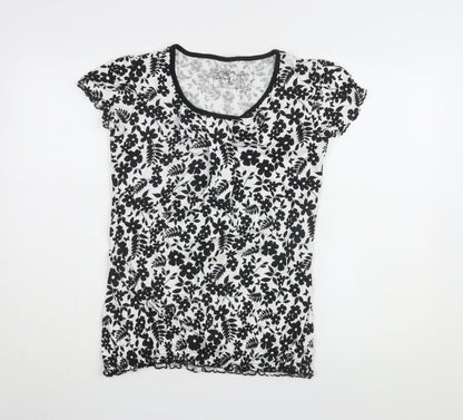 Womens UK Size 12 NEXT Black Basic T-Shirt