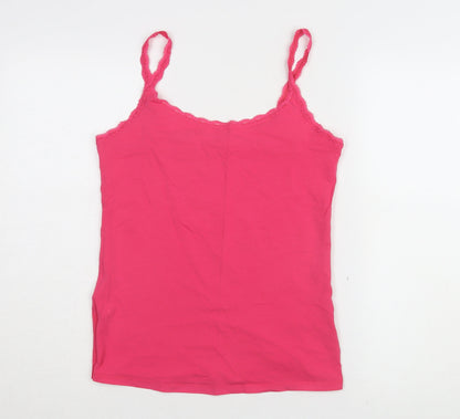 Womens UK Size 14 Marks and Spencer Pink Camisole Tank