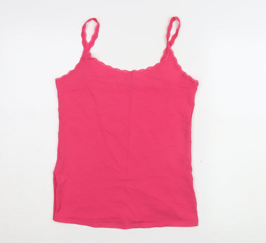 Womens UK Size 14 Marks and Spencer Pink Camisole Tank