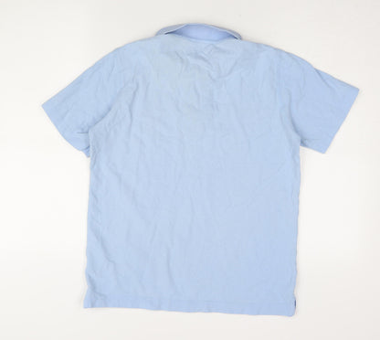 Cotton Traders Men's Blue XS Polo Shirt, Casual Style