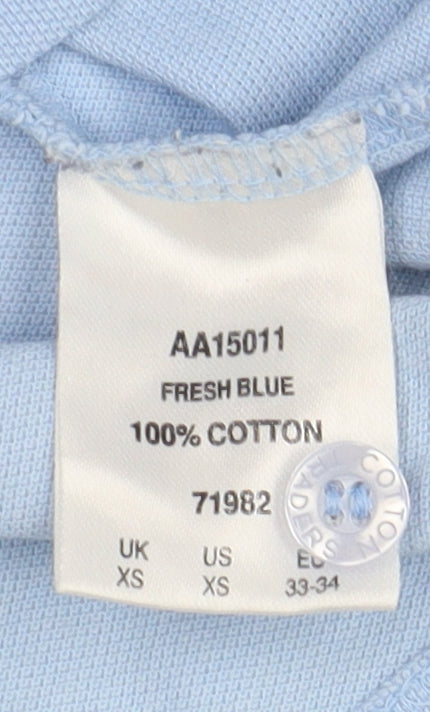 Cotton Traders Men's Blue XS Polo Shirt, Casual Style