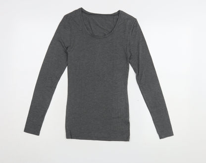 Womens UK Size 8 Marks and Spencer Black Basic T-Shirt