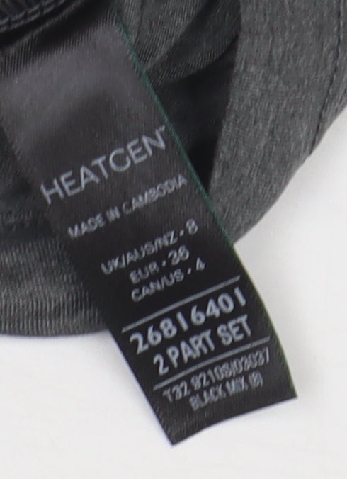 Womens UK Size 8 Marks and Spencer Black Basic T-Shirt