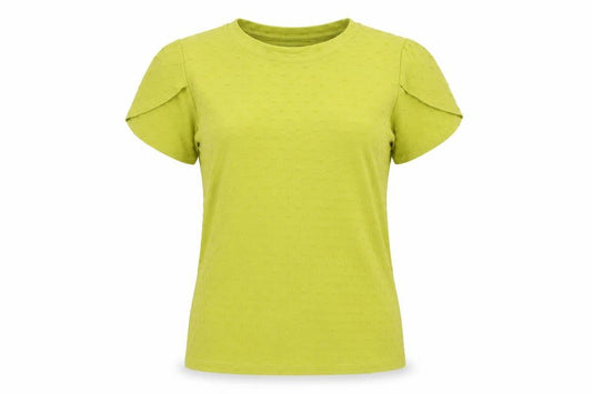 Womens UK Size 10 Marks and Spencer Green Basic T-Shirt