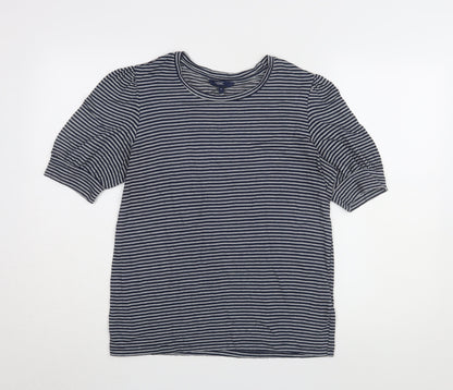 Womens UK Size 10 NEXT Blue Basic T-Shirt
