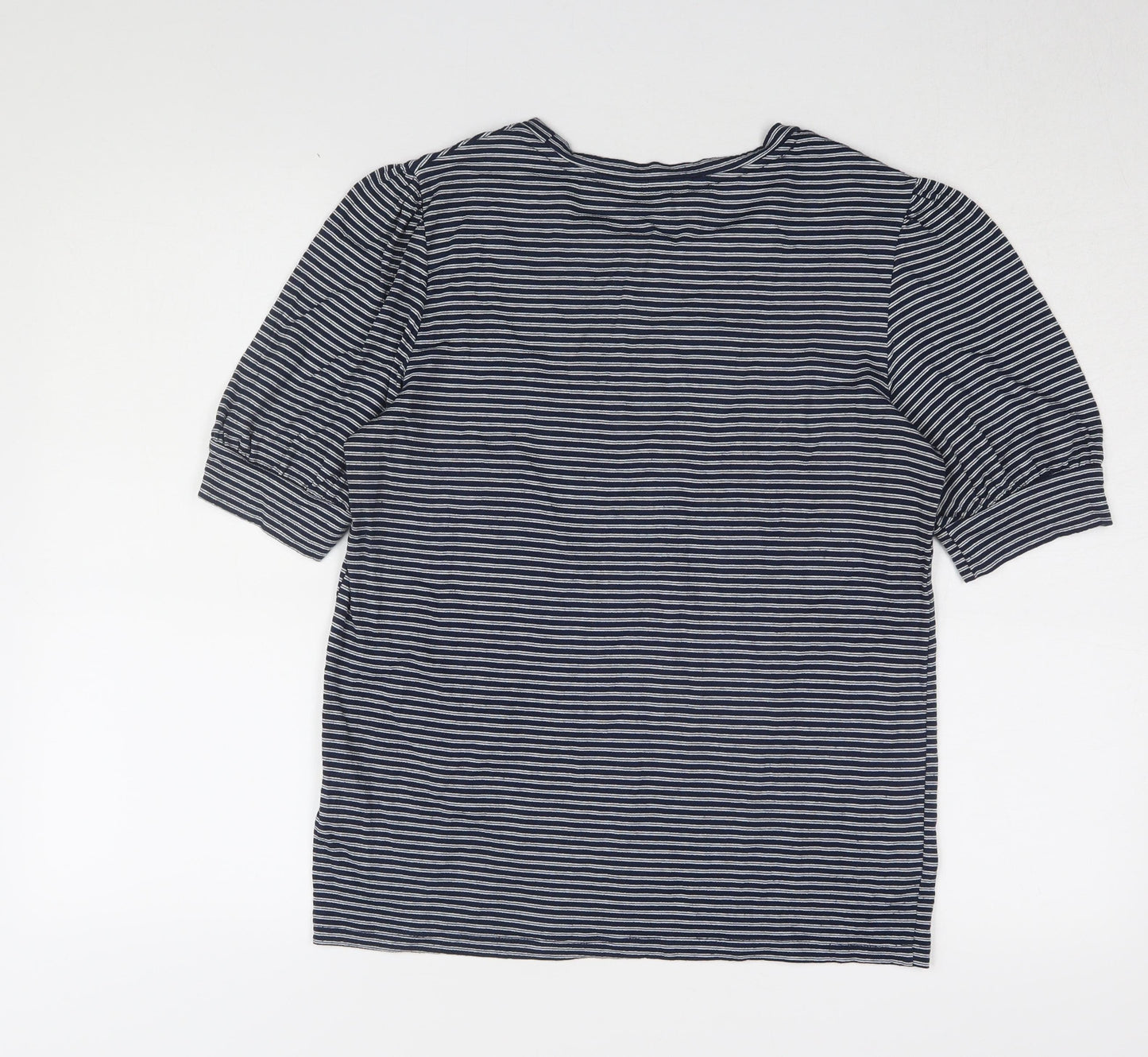 Womens UK Size 10 NEXT Blue Basic T-Shirt