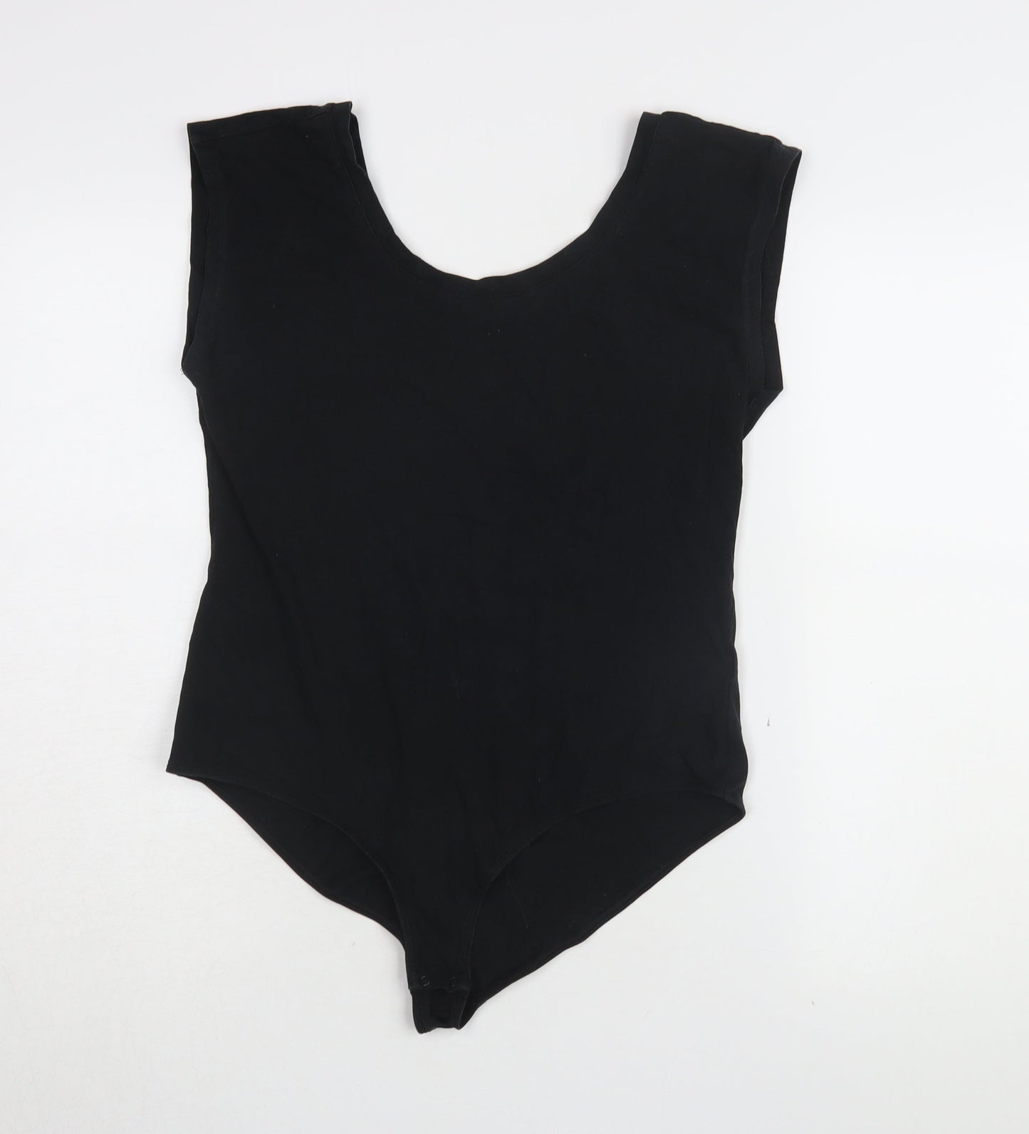 GAP Women's Black Sleeveless Bodysuit Large