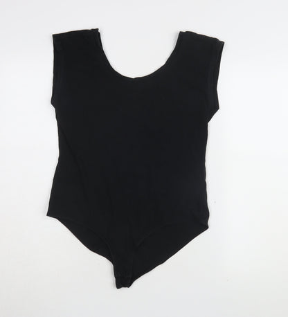 GAP Women's Black Sleeveless Bodysuit Large